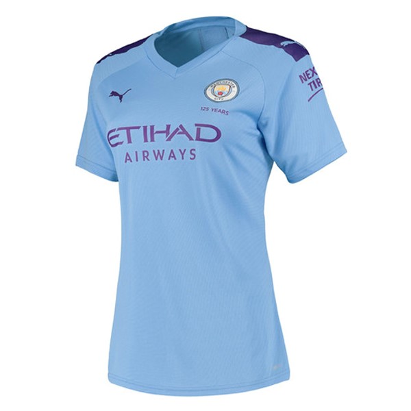 Camiseta Manchester City 1ª Mujer 2019 2020 Azul